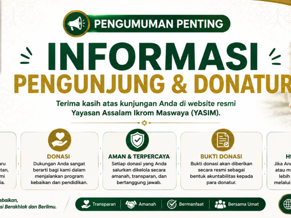 INFORMASI PENGUNJUNG & DONATUR
